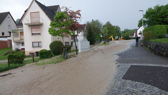 In Sachen Starkregenschutz gibt es in der Gemeinde Grafschaft noch viel zu tun.