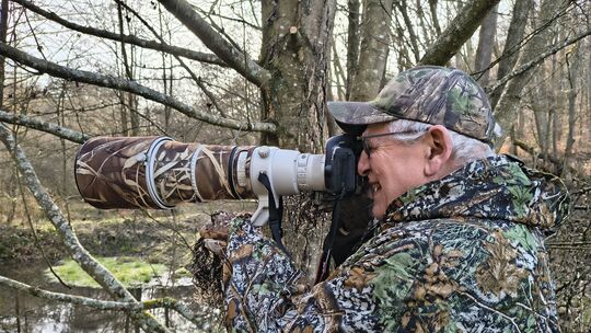 Immer am richtigen Drücker: Naturfotograf Mike Andres.