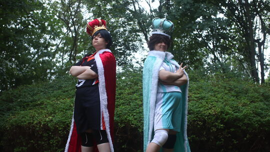 Auf Conventions sind Celina und Nadine verkleidet unterwegs.