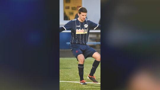 Musste in Zweibrücken mit einer Nasenverletzung das Spielfeld verlassen: Oliver Gäns vom TuS Hackenheim.