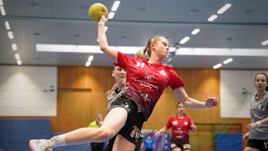 Pauline Hahnefeld gelang der 35:35-Ausgleich für die HSG Birkenfeld, die bereits mit neun Toen gegen die HSG Ottweiler im Hinter