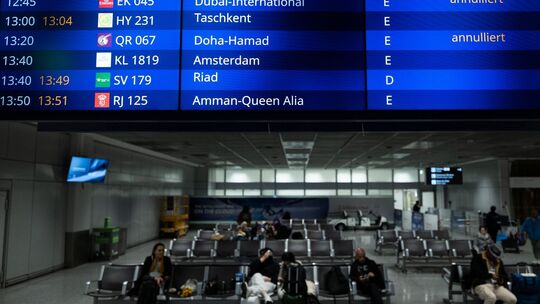 Iran-Krieg - Flughafen Frankfurt Iran-Krieg - Flughafen Frankfurt