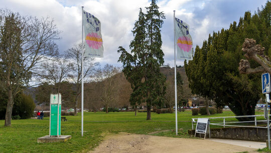 Am Bundesgartenschaugelände in Bacharach soll bis 2029 noch einiges passieren.