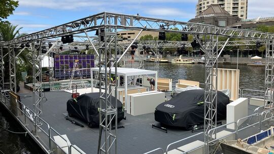 Restaurantschiff Formel-1-Team Audi