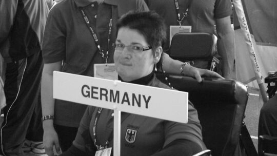 Vertrat Deutschland regelmäßig bei internationalen Großereignissen: Petra Benharkat.