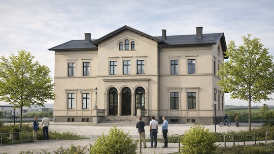 So stellt sich der Regionalverband "Unteres Mittelrheintal" vom Verein Stadtbild Deutschland die Rekonstruktion des alten Bahnho