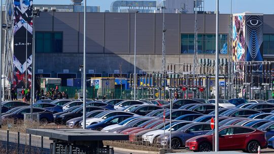 US-Elektroautobauer Tesla in Grünheide