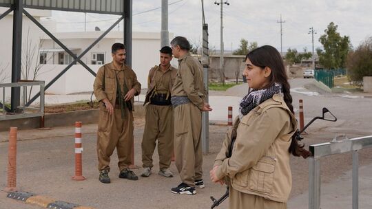 Grenze zwischen Iran und der Autonomen Region Kurdistan im Irak