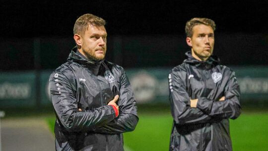 Sebastian Boddenberg (links) und Marius Herkersdorf von der SG Rennerod fiebern dem Restart in der Kreisliga A1 entgegen. Für da