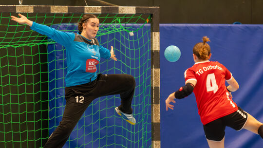 Auch auf Torfrau Emily Bursch wird es beim wichtigen Auswärtsspiel der HSG Nahe-Glan ankommen.