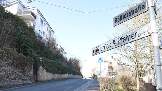 Die Rößlerstraße ist eine der innerörtlichen Verbindungen in Hahnstätten, die im Rahmen des nächsten Ausbauprogramms saniert wer