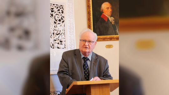 Adolf Grub beim 90. Geburtstag