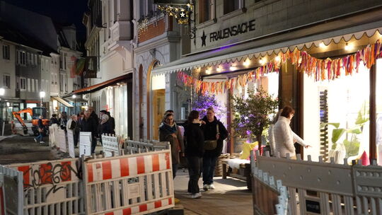 Im Zick-Zack-Kurs ging es durch die Baustelle in der Niederhutstraße. Im Zick-Zack-Kurs ging es durch die Baustelle in der Niederhutstraße.