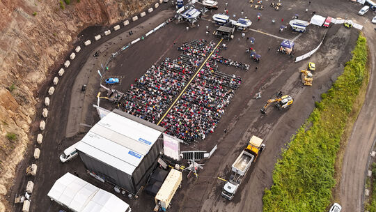 Der Klassik-Sommer als Open-Air-Veranstaltung ist eine von mehreren Veranstaltungen im Steinbruch Juchem. Es gibt Nachfragen bez