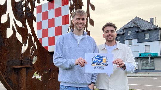 Jan Mischner (links) und Fares Abdel Hamid haben gemeinsam in Birkenfeld die Eventagentur Fifty Five Events gegründet. Die nächs