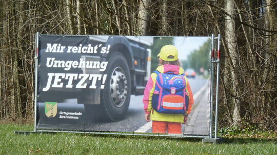 Die Sicherheit von Kindern werde von Unterstützern der Ortsumgehung vorgeschoben, kritisiert Herbert Krobb von der BI "Zukunft f