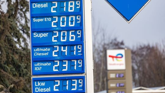 Kraftstoffpreise in Südbrandenburg