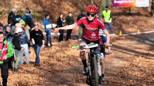 Lokalmatador Frederik Grunwald (Startnummer 500) wurd in der Klasse U17 Elfter.