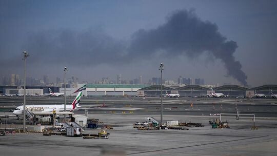 Angriff auf den Iran - Flughafen in Dubai Angriff auf den Iran - Flughafen in Dubai
