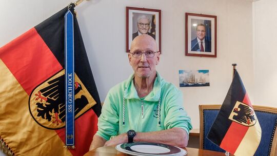 Verabschiedung vom Chef-Stewart der "Gorch Fock" Verabschiedung vom Chef-Stewart der "Gorch Fock"