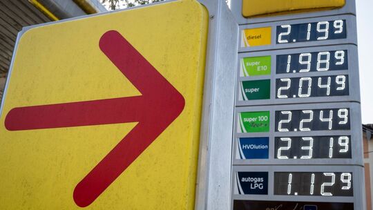 Kraftstoffpreise an der Tankstelle - Bayern