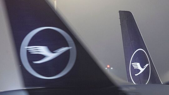 Lufthansa-Jets am Flughafen Frankfurt/Main