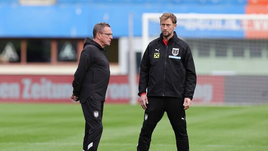 Ralf Rangnick und Lars Kornetka Ralf Rangnick und Lars Kornetka