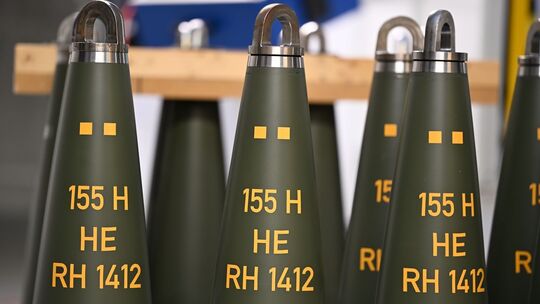 Artilleriegranaten von Rheinmetall