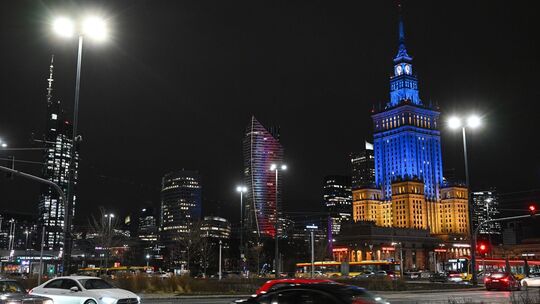 Polnische Hauptstadt Warschau