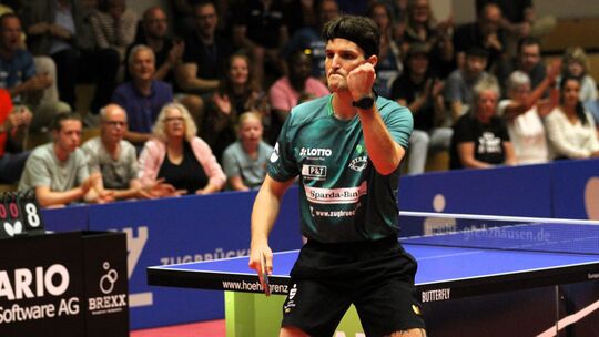 Spezielle Technik und großes Kämpferherz: Luka Mladenovic steht bei den Fans des TTC Zugbrücke Grenzau hoch im Kurs. In der komm