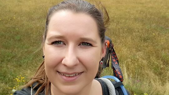 Die Bad Marienbergerin Janina Seiler arbeitet bei der Zeitschrift „Wandermagazin“, war beim RZ-Winterwandertag live dabei und er