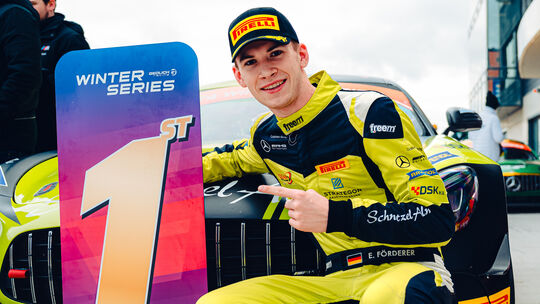 Vorzeitig die Nummer eins in der GT4-Winter-Series: Enrico Förderer aus Leuterod stellte im spanischen Aragón sein großes Talent
