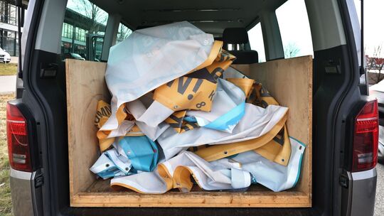 Nach den Kommunalwahlen in Bayern - Wahlplakate