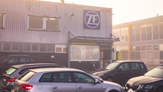 Die Niederlassung von ZF im Koblenzer Stadtteil Kesselheim.