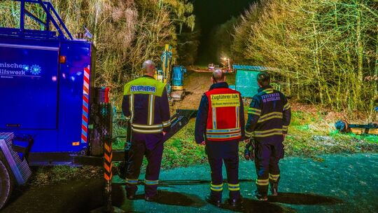 Ein Leck in einer zivil genutzten Zuleitung des Nato-Pipeline-Systems sorgte für einen Großeinsatz von Feuerwehr, THW und Polize