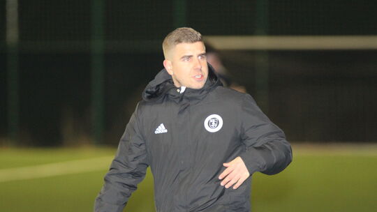 Stephan Holländer freute sich am großartigen Auftritt seiner Mannschaft im Viertelfinale des A-Junioren-Verbandspokals. Jetzt fr