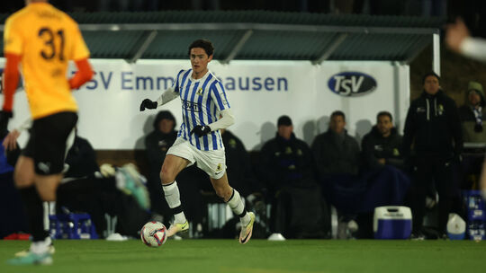 In der vergangenen Saison trug Linus Wimmer (am Ball) noch das Trikot von Regionalligist Eintracht Trier und machte ein ganz sta