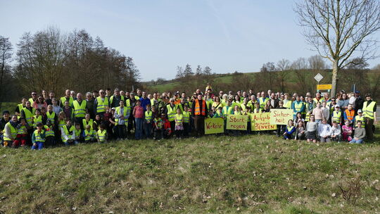 Seit mehr als 20 Jahren kämpfen die Bürger aus den Orten rund um das "Deutsche Eck" bei Kirchdaun für einen Kreisverkehr an der