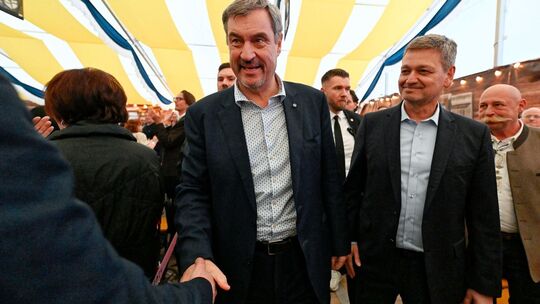 Wahlkampfveranstaltung des CDU-Kandidaten Baldauf