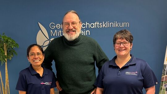 Seit März versorgen die neuen Kolleginnen Mary Anne Jäppche und Christine Kilb Patienten im Pflegekompetenzzentrum im Heilig Gei