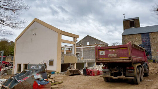 Vom ehemaligen Gemeindezentrum Thomas-Becket-Haus ist nur noch wenig übrig.