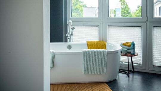 Badezimmer in einem Einfamilienhaus