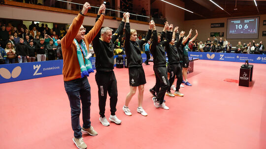 Gibt es ein Happy End für den TTC Zugbrücke Grenzau? Fünf Spiele stehen noch aus in dieser Saison, drei davon innerhalb von nur