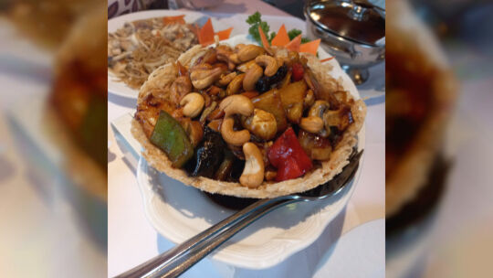 Das Gericht "Vogelnest" sorgte für große Begeisterung bei unserer Autorin.