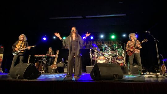 Bröselmaschine, eine einstige Schülerband, begeisterte die Zuhörer am Freitagabend in der Stadthalle.