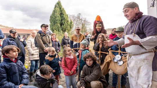 In der Römerwelt konnten die Besucher in das Leben zu römischer Zeit am Rhein hineinschnuppern.