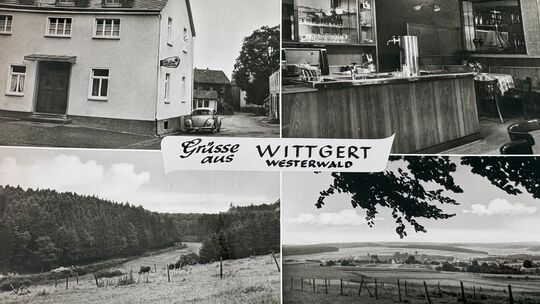 Aus dem Archiv der Familie Hoffmann stammt diese Postkarte aus Wittgert. Aus welchem Jahr sie stammt, ist unklar. Es könnten die