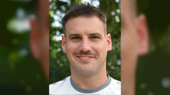 Mudersbachs Torhüter Jonas Prudlo mussten in Durchgang eins einen Foulelfmeterpfiff gegen sich hinnehmen. Sein Trainer Timo Schl