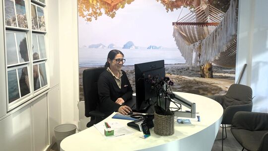 Sie berät berät Reisende, damit sie keine Bauchlandung machen, sondern unter Palmen entspannen können: Simone Klein ist Inhaberi