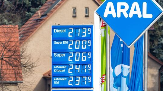 Kraftstoffpreise in Südbrandenburg